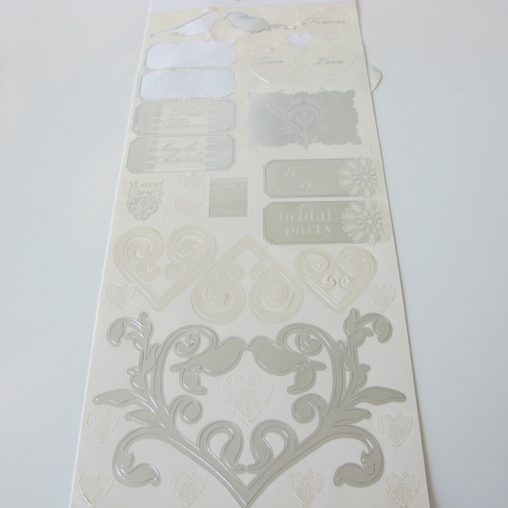 Scrapbooking Sticker Bundle For Paper Crafts Wedding Love - Picture 5 of 16